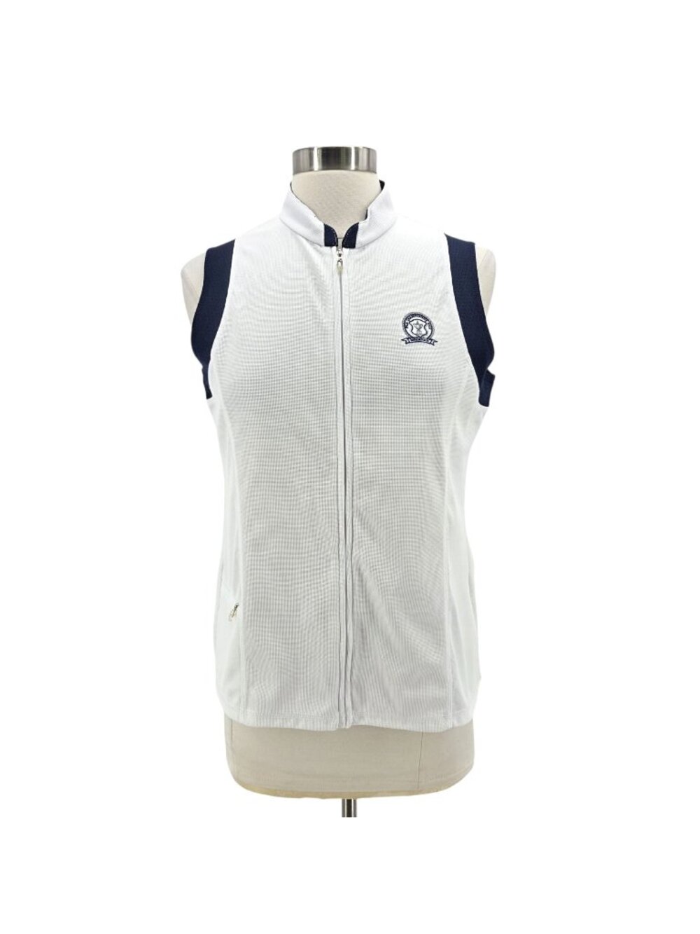Vintage Antigua Womens Medium Vest Medinah PGA Championship 2006 Golf Full Zip